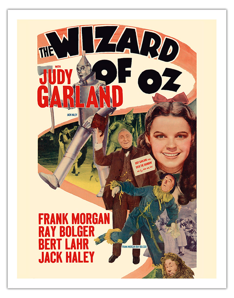 The Wizard of Oz - Starring Judy Garland - Vintage Film Movie Poster 1949 - Picture 2 of 25