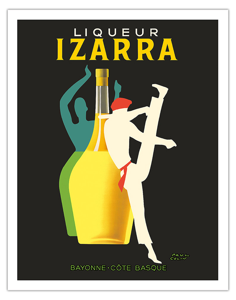 Liqueur Izarra - Vintage Advertising Poster by Paul Colin 1948 - Picture 2 of 25
