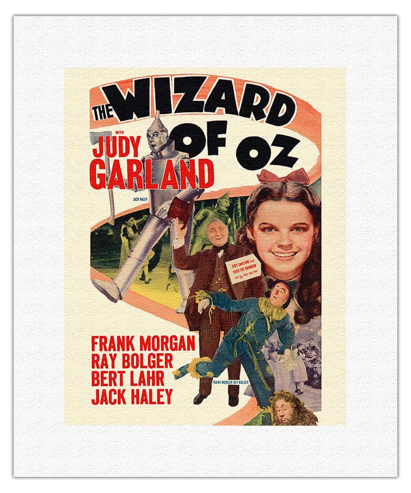 The Wizard of Oz - Starring Judy Garland - Vintage Film Movie Poster 1949 - Picture 8 of 25