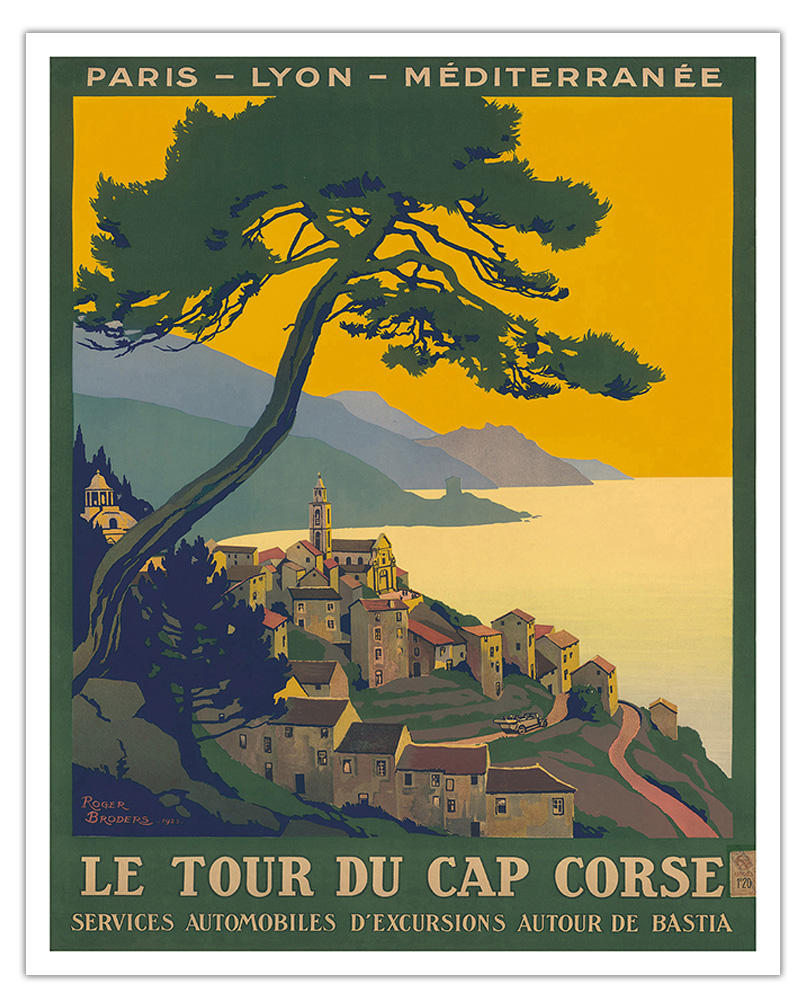 Corsica Island France - Le Tour Du Cap Corse - Vintage Travel
