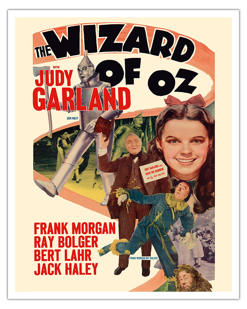 The Wizard of Oz - Starring Judy Garland - Vintage Film Movie Poster 1949 - Picture 3 of 25