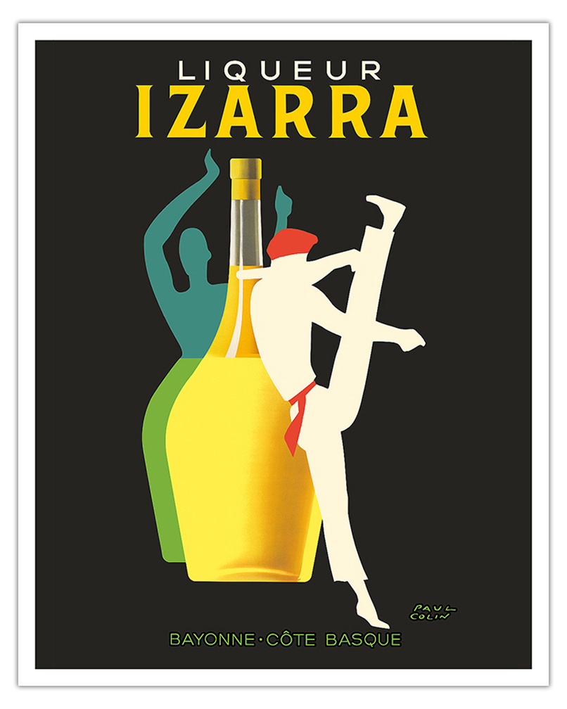 Liqueur Izarra - Vintage Advertising Poster by Paul Colin 1948 - Picture 3 of 25
