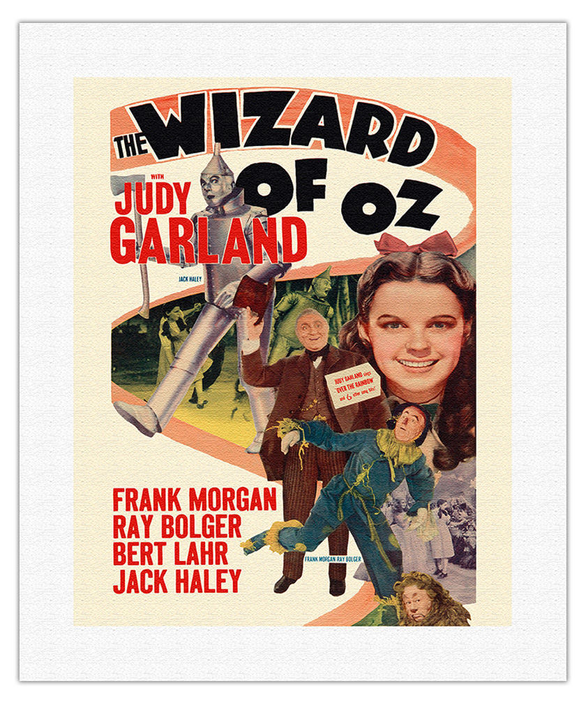 The Wizard of Oz - Starring Judy Garland - Vintage Film Movie Poster 1949 - Picture 9 of 25