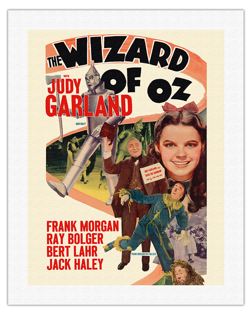 The Wizard of Oz - Starring Judy Garland - Vintage Film Movie Poster 1949 - Picture 10 of 25