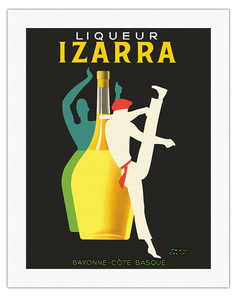 Liqueur Izarra - Vintage Advertising Poster by Paul Colin 1948 - Picture 10 of 25
