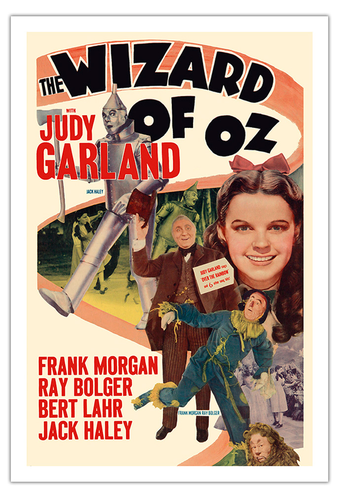 The Wizard of Oz - Starring Judy Garland - Vintage Film Movie Poster 1949 - Picture 5 of 25
