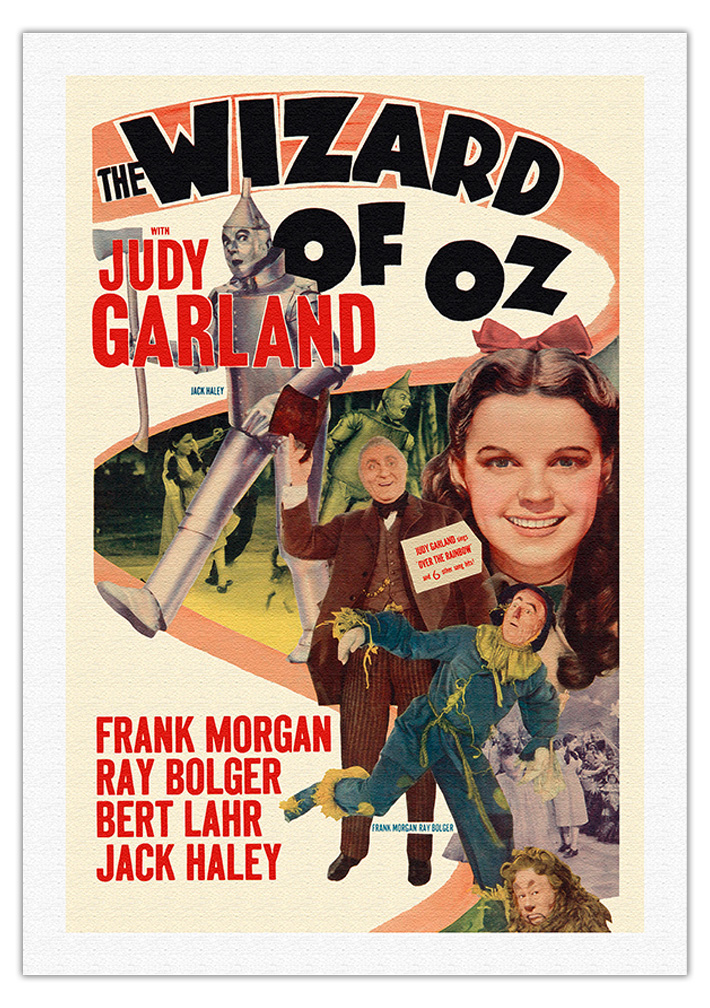 The Wizard of Oz - Starring Judy Garland - Vintage Film Movie Poster 1949 - Picture 11 of 25