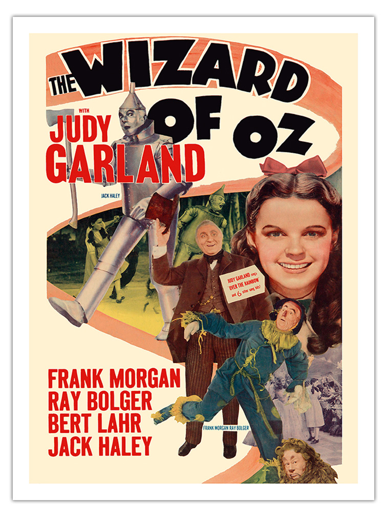 The Wizard of Oz - Starring Judy Garland - Vintage Film Movie Poster 1949 - Picture 15 of 25