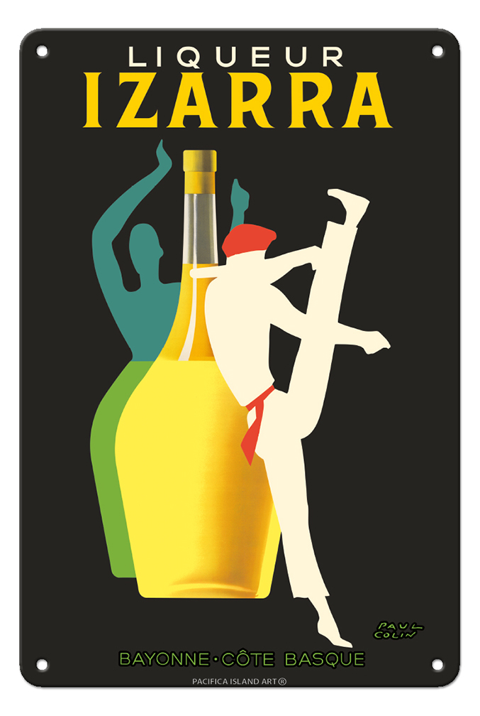 Liqueur Izarra - Vintage Advertising Poster by Paul Colin 1948 - Picture 24 of 25