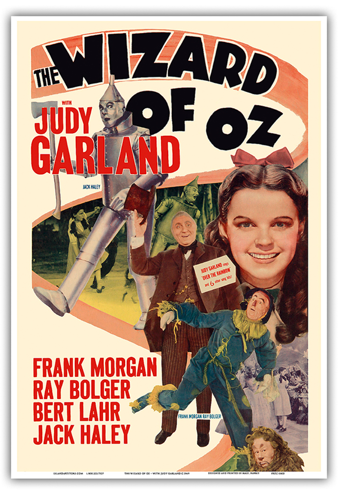 The Wizard of Oz - Starring Judy Garland - Vintage Film Movie Poster 1949 - Picture 18 of 25