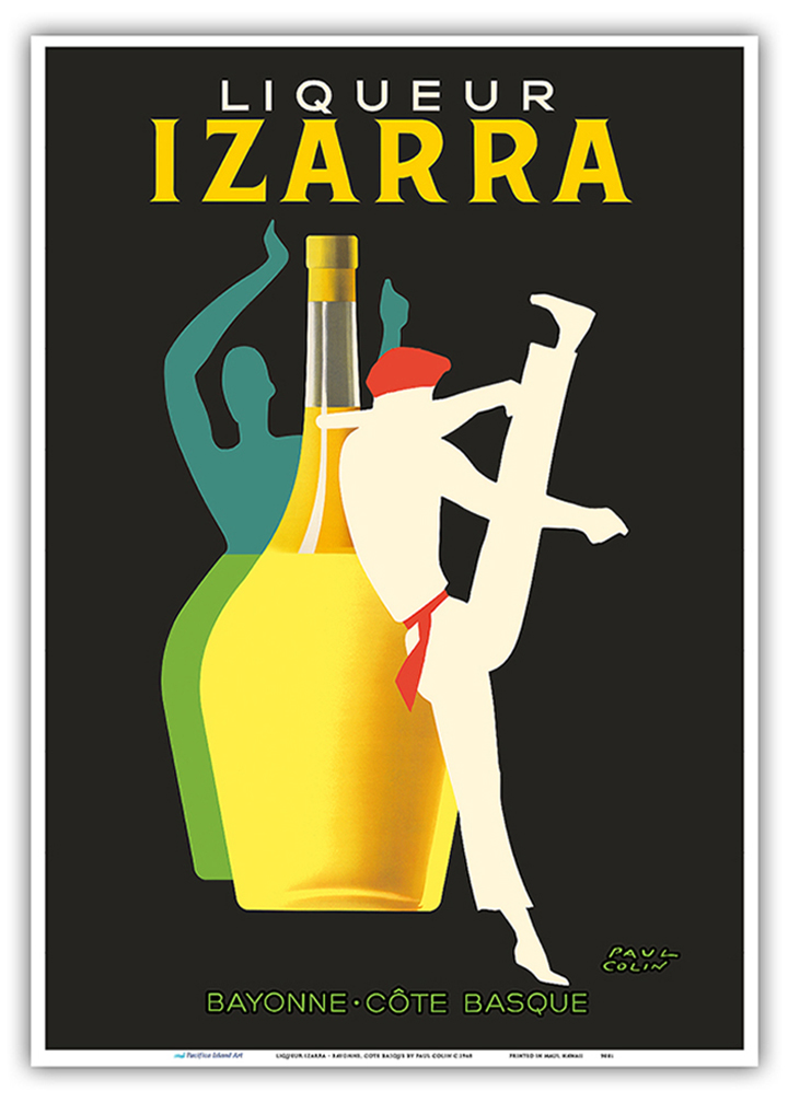 Liqueur Izarra - Vintage Advertising Poster by Paul Colin 1948 - Picture 19 of 25