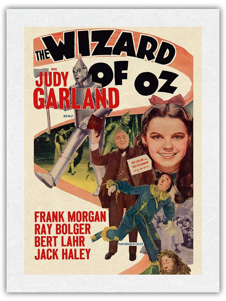 The Wizard of Oz - Starring Judy Garland - Vintage Film Movie Poster 1949 - Picture 22 of 25