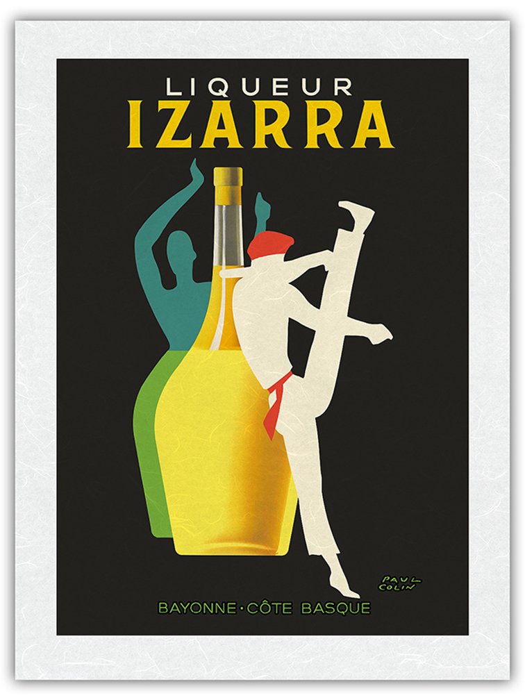 Liqueur Izarra - Vintage Advertising Poster by Paul Colin 1948 - Picture 22 of 25