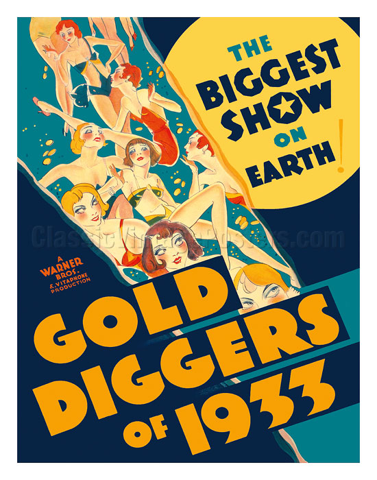 GOLD DIGGERS OF 1935 MOVIE POSTER - GOLD DIGGERS OF 1935 MOVIE POSTER