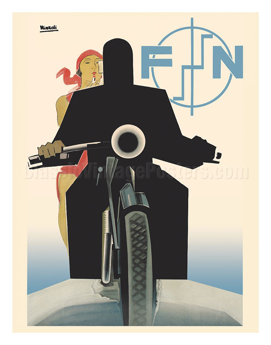 FN Motorcycles - Fabrique Nationale de Herstal Giclee 