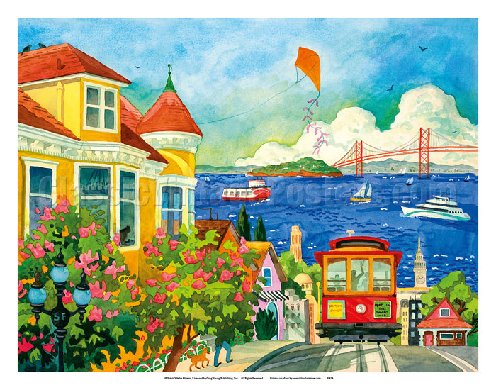 Art Prints & Posters Spirit of San Francisco California Bay Area