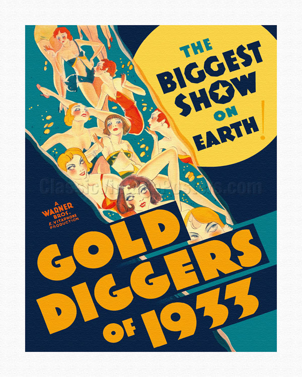 Gold Diggers of 1933 (Warner Brothers, 1933). Pressbook (Multiple