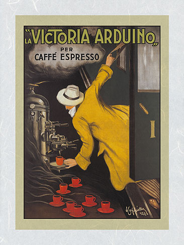 Art Prints Posters La Victoria Arduino Coffee Maker Caffe Espresso c. 1890 Fine Art Prints Posters ClassicVintagePosters