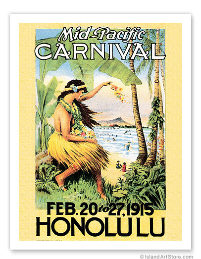 Fine Art Prints & Posters - Mid Pacific Carnival, Honolulu, Hawaii ...
