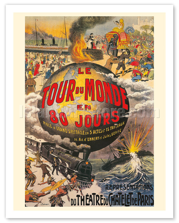 Le Tour du monde en 80 jours, Jules Verne