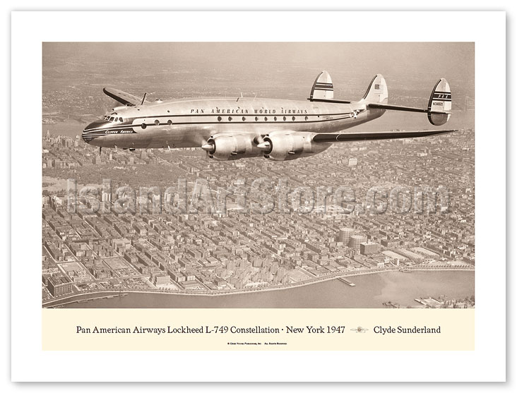Model, Static, Lockheed L-749 Constellation, Pan American