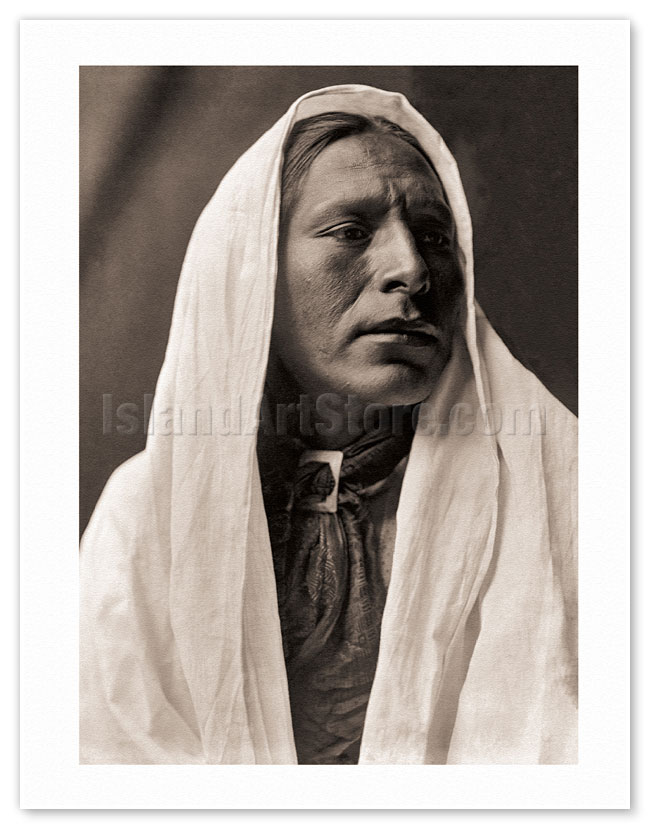 North pueblo at Taos Edward Curtis Native American Photo 