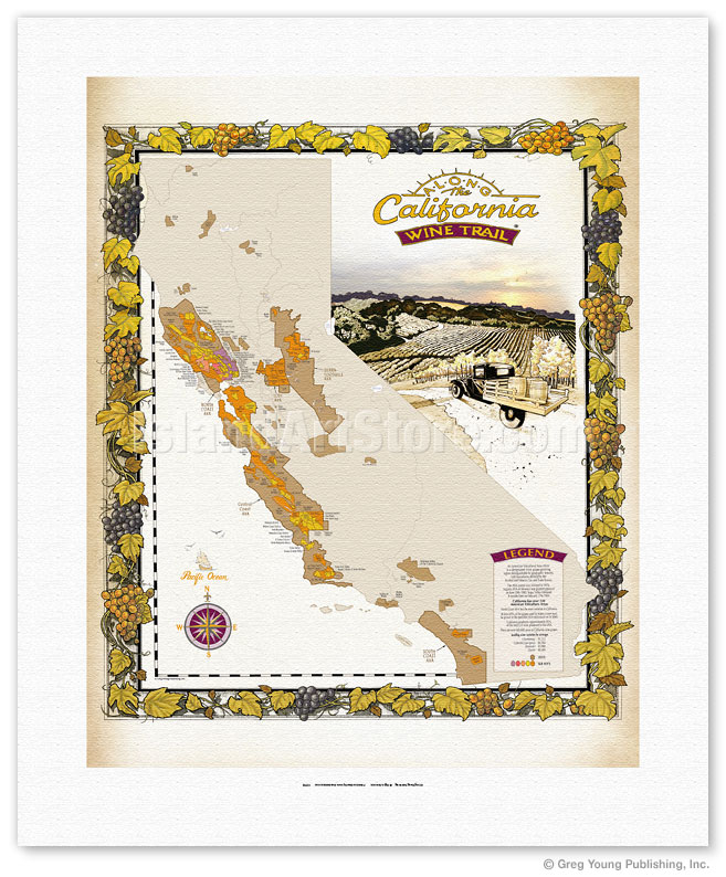 Anderson Valley Wineries Kerne Erickson California Wine Country Metal Tin Sign 