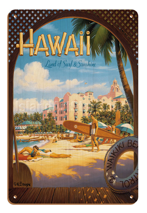 Vintage Art Hawaii Postcards - Waikiki